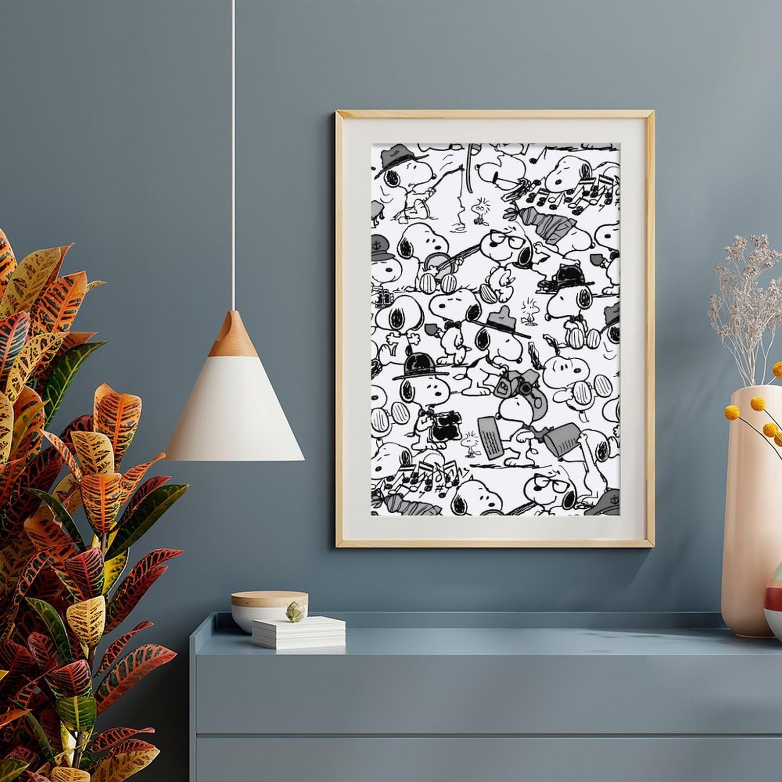Amazon.co.jp: スヌーピー ポスター 絵画 インテリア 壁紙用 壁紙
