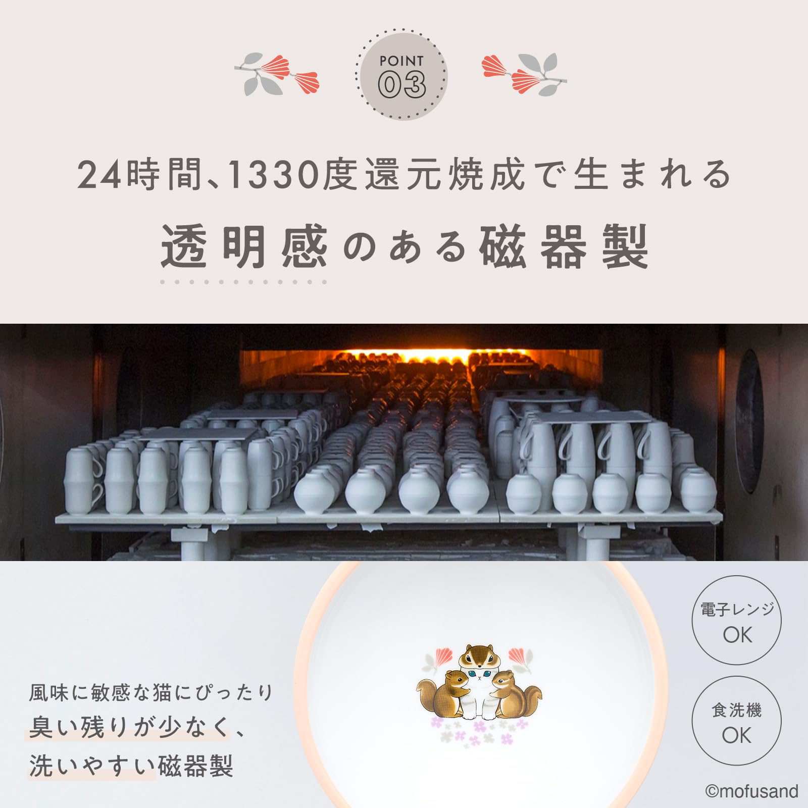 Amazon | 猫壱 猫用 脚付にゃにゃめフードボウル レギュラーmofusand