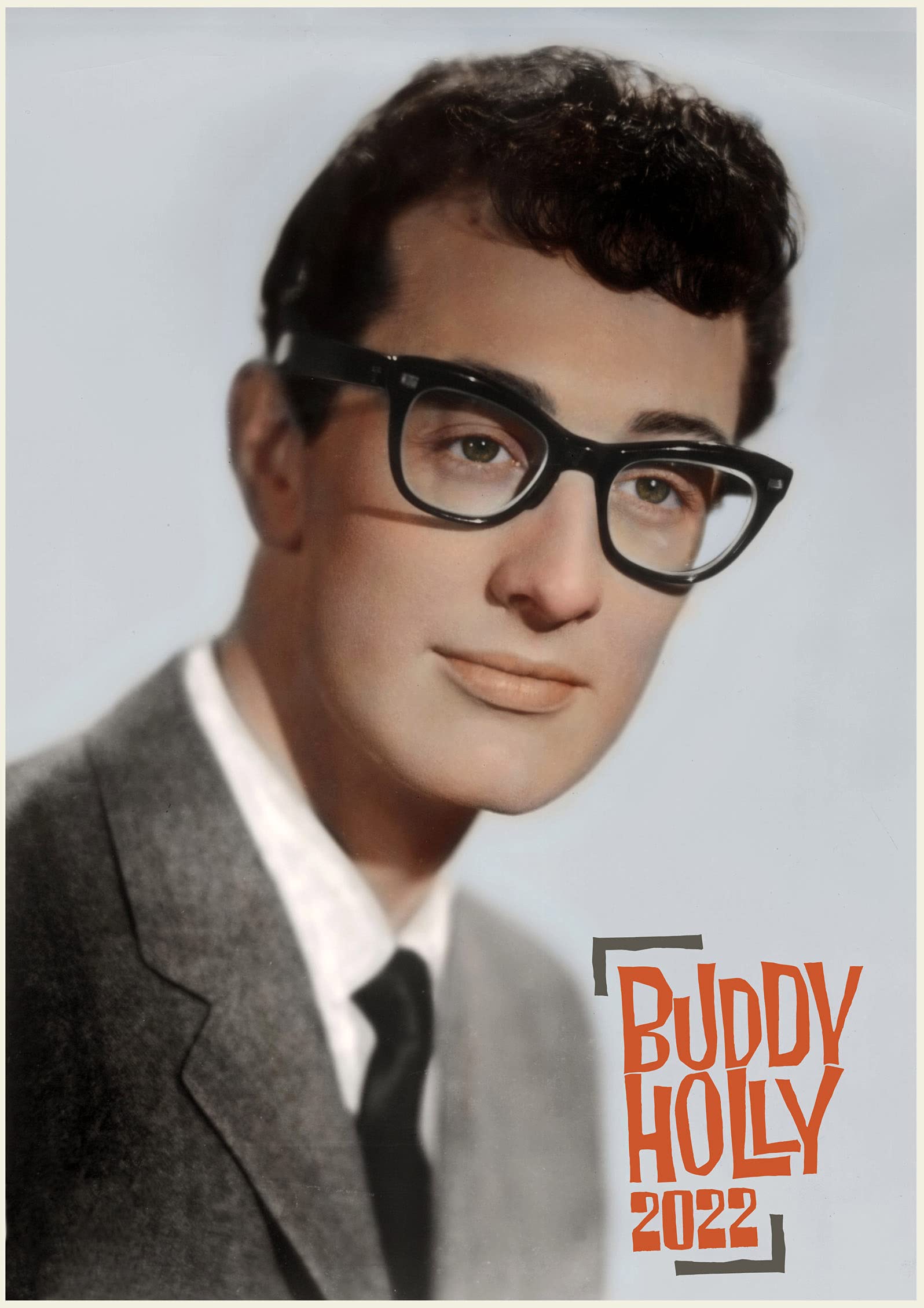 Wall Calendar 2022 [12 Pages 20x30cm] Buddy Holly Music Vintage Magazine Cover Photo Poster