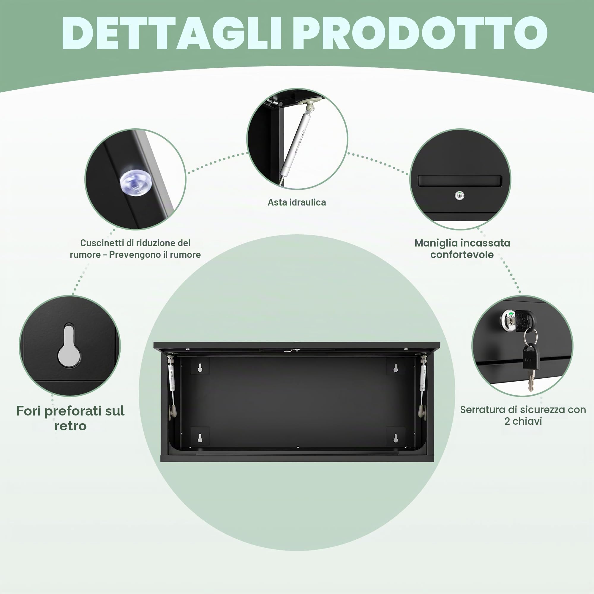 Sightlife Armadietto per attrezzi in metallo con serratura 32 x 80 x 35