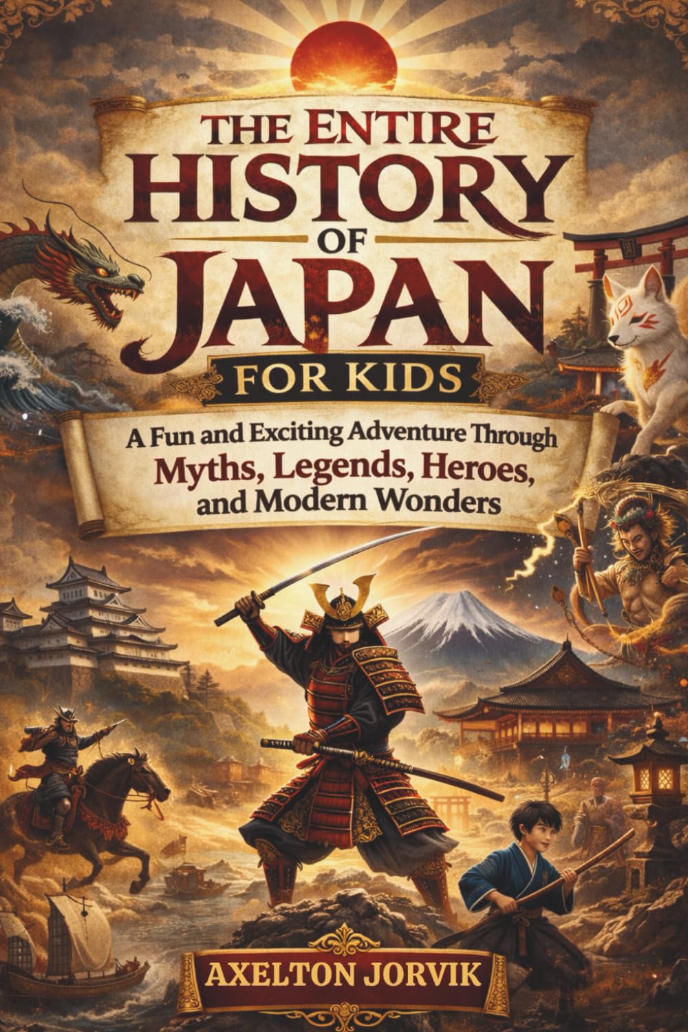 The Entire History of Japan for Kids: A Fun and Exciting Adventure Through Myths, Legends, Heroes, and Modern Wonders