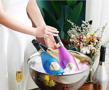 Amazon｜アイスペール 氷入れ ステンレス製 北欧風シャンパンボウル