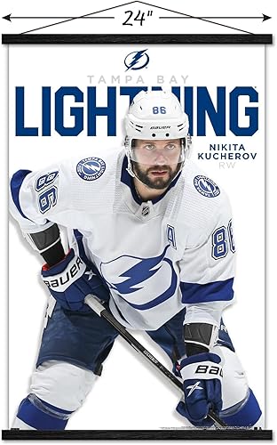 Miniatura 9 de Trends International NHL Tampa Bay Lightning - Póster de pared de la serie 23 de Nikita Kucherov, 22.37 x 34.00 pulgadas, paquete de impresión