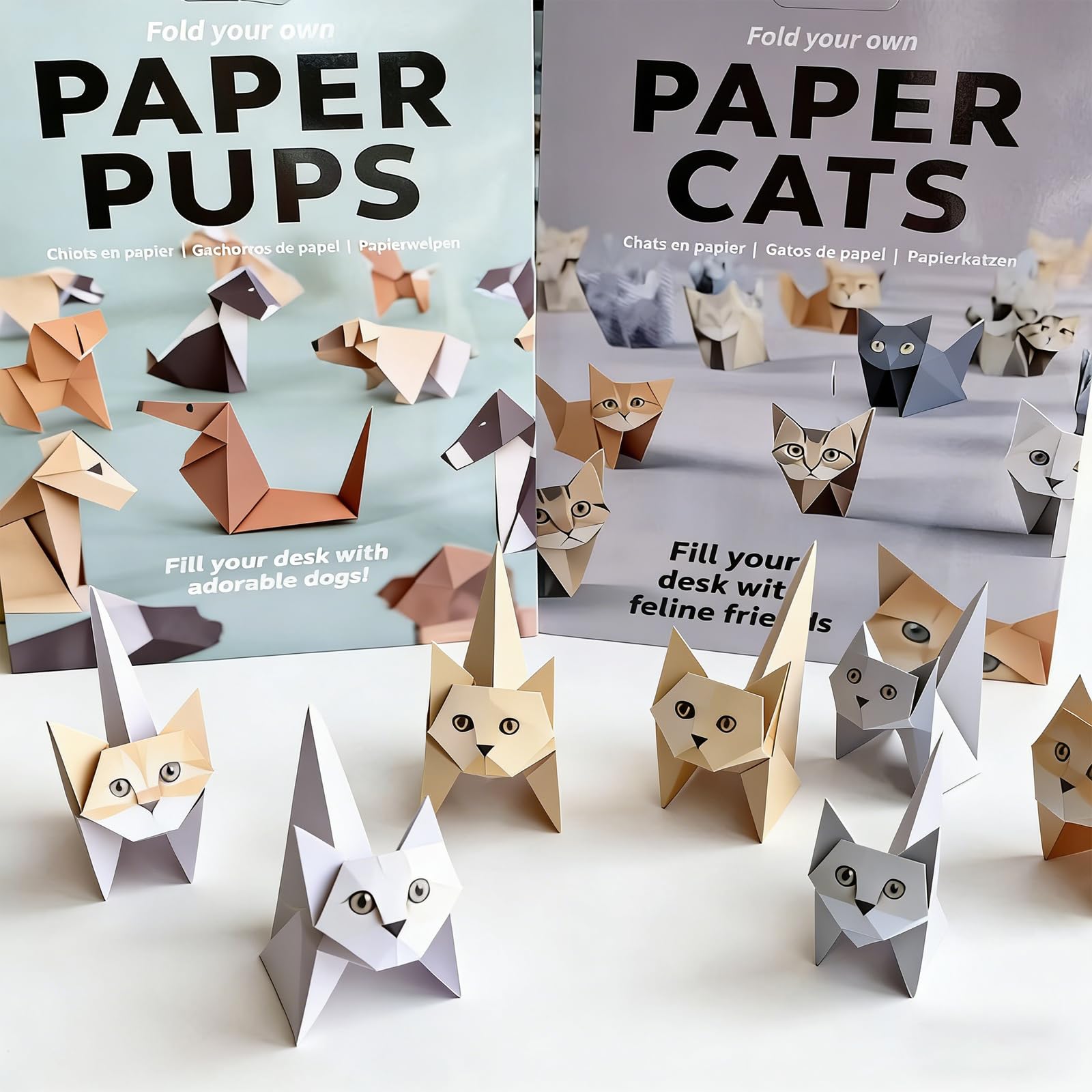 Tastetreasure Origami Paper Set, 2 Pack (100 Sheets) Folding Craft Paper for Kids & Adults - Image 3