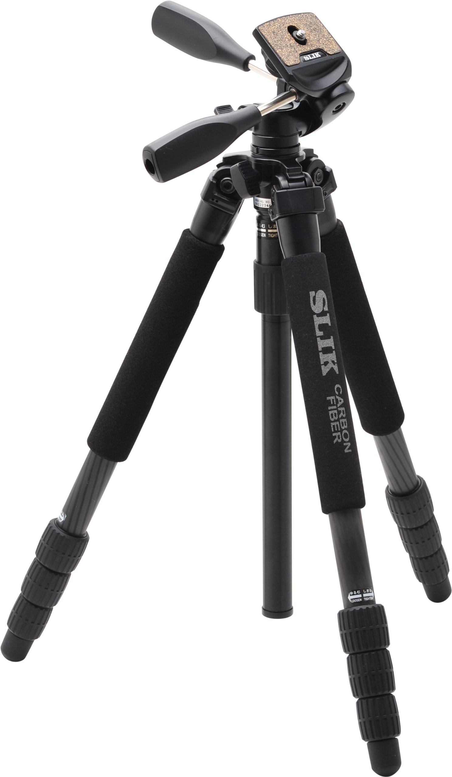 Amazon | SLIK 三脚 カーボン 724 EX III 4段 中小型 107959