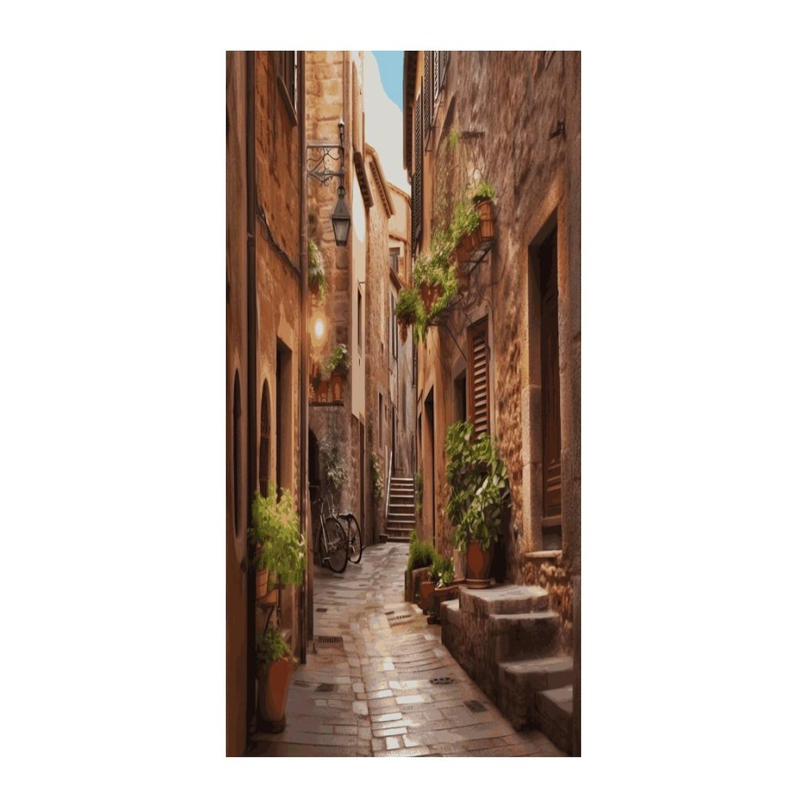 Fekiloot Style Italian Street Door Curtain Room Divider Curtains