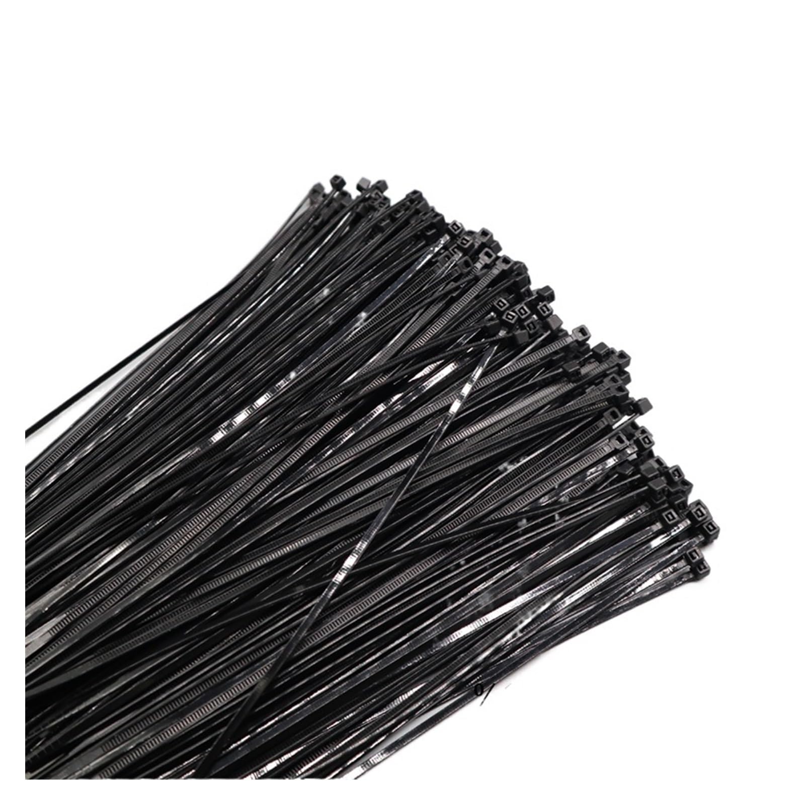 500/1000 szt. Samozaciskających opasek zaciskowych nylonowych 3 x 80-200 mm z plastikowymi paskami zaciskowymi(3x80 1000pcs)