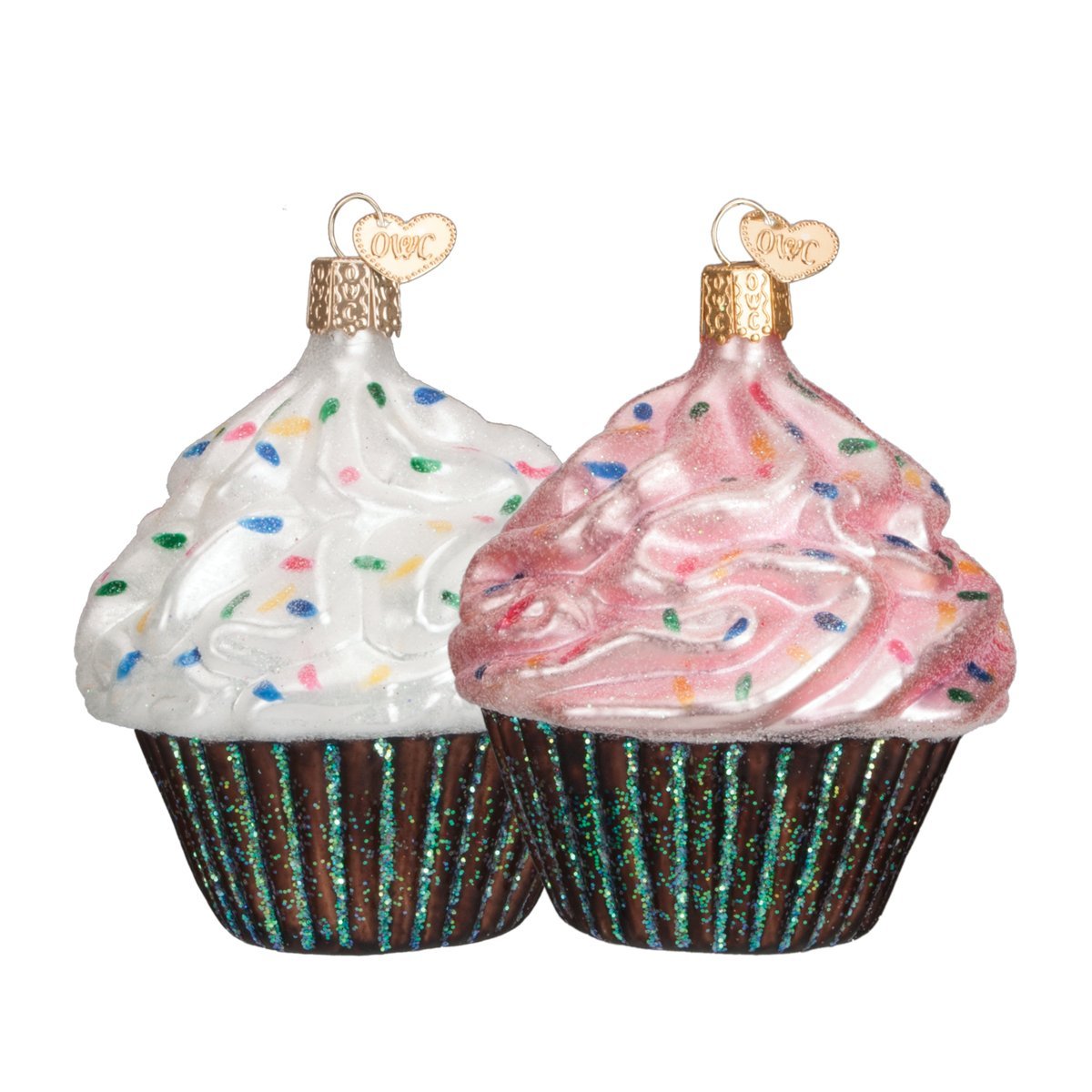 Amazon.co.jp: Old World Christmas チョコレートカップケーキガラス