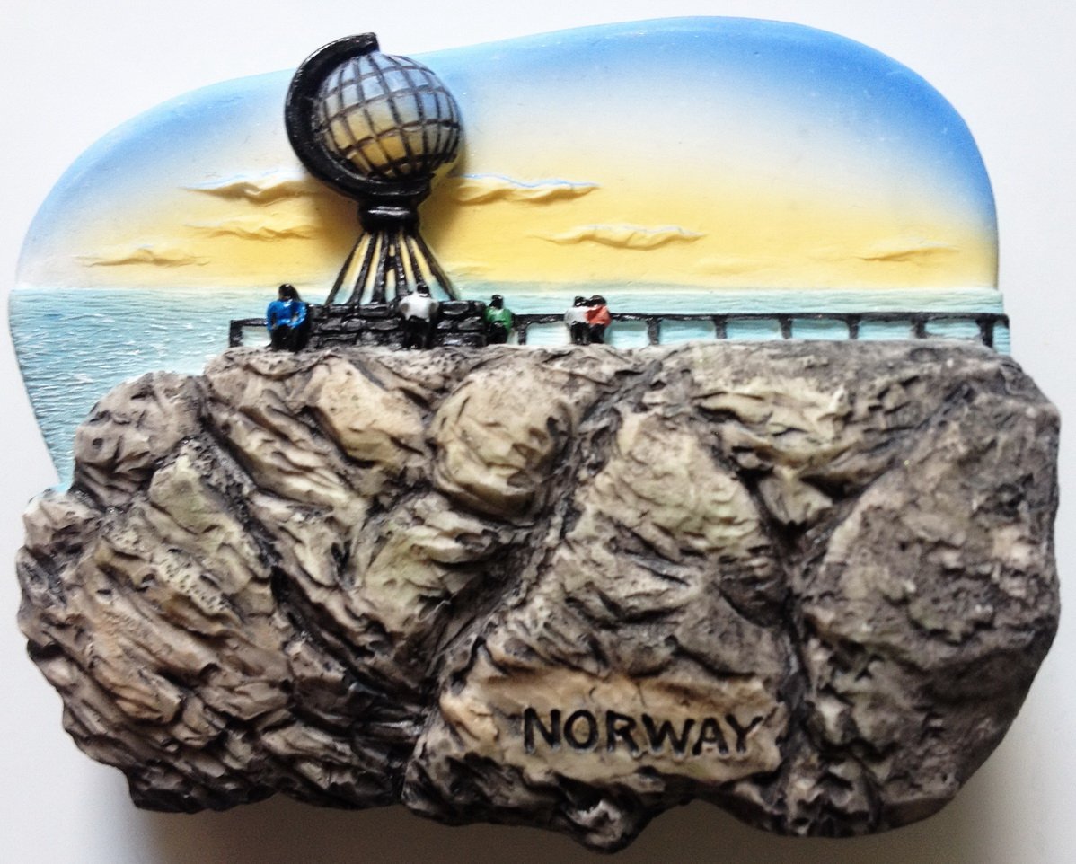 WitnyStore Thai MCnets Midnight Sun North Cape Resin 3D Fridge Magnet