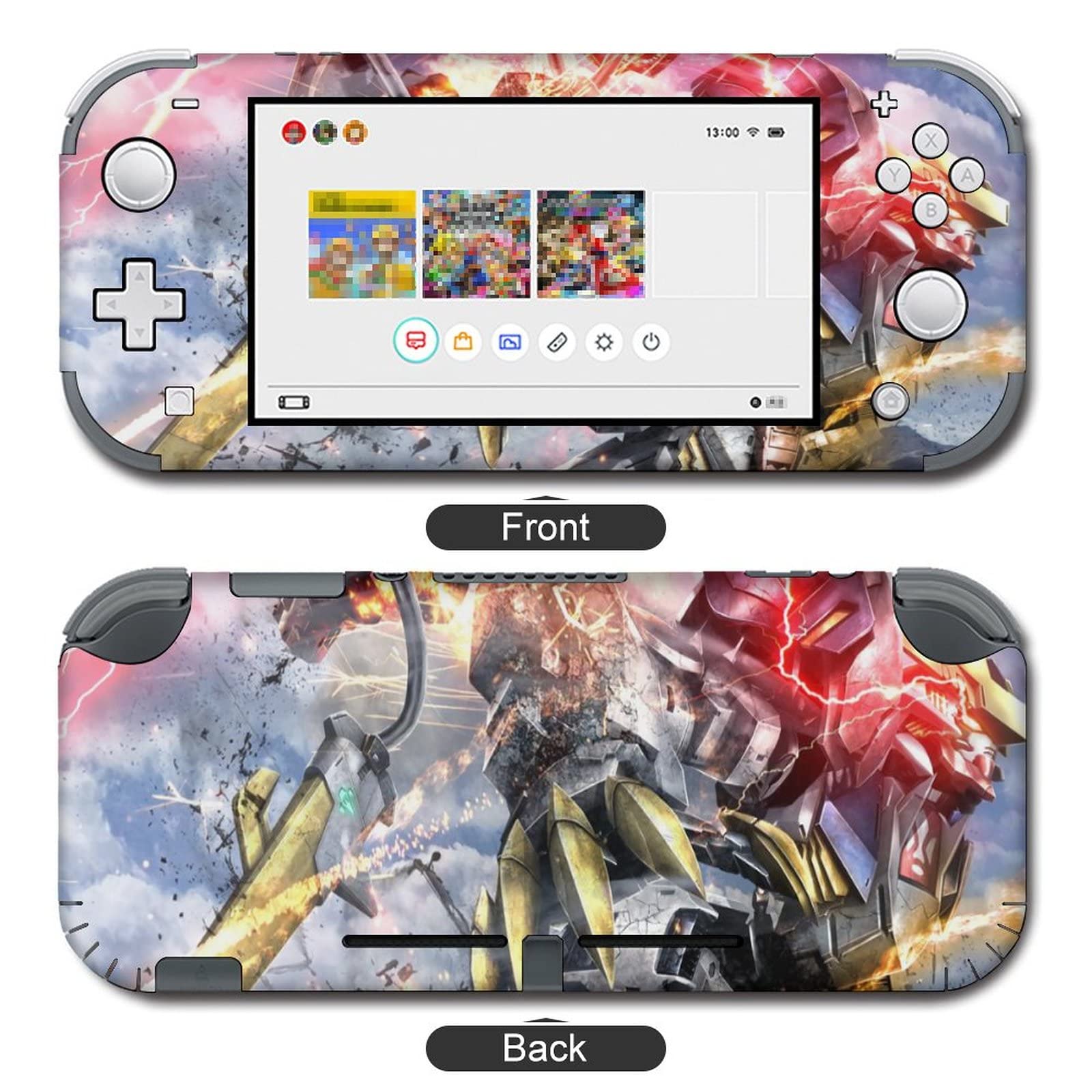 Amazon.co.jp: Switch/Switch Lite専用 ステッカー アニメ柄 鉄血の