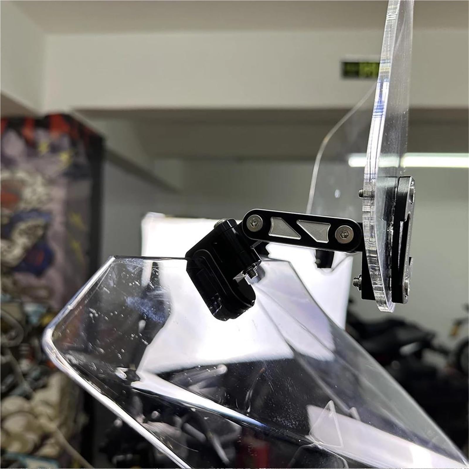 Copertura Per Parabrezza Moto Per BMW R1200GS Adventure 2009 F800 GS F650GS K 1200 S 800GS Estensione Parabrezza E Deflettori Del Vento Cupolino Paravento(Titanio,X-6)