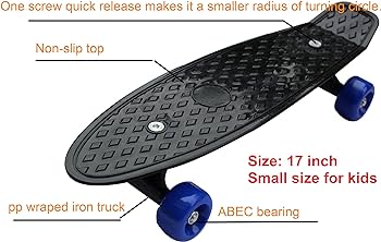 Amazon | SK8MEMO 17インチ ミニスケートボード キッズ スケート