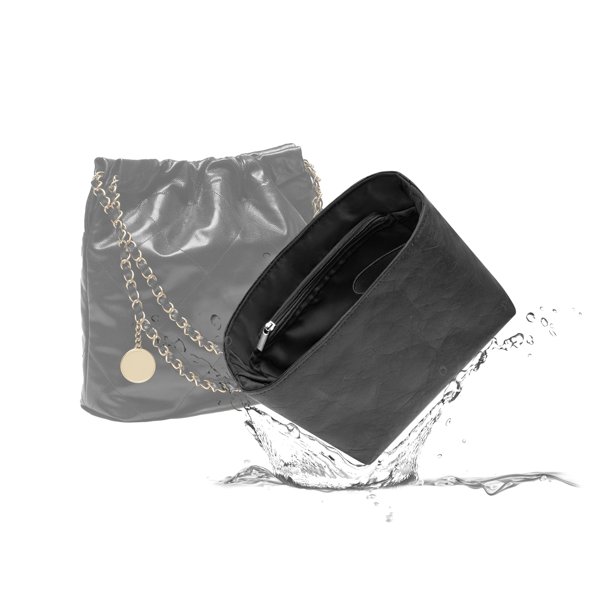 Amazon.co.jp: 19Neat Thin デュポン紙とサテン素材 バッグインバッグ