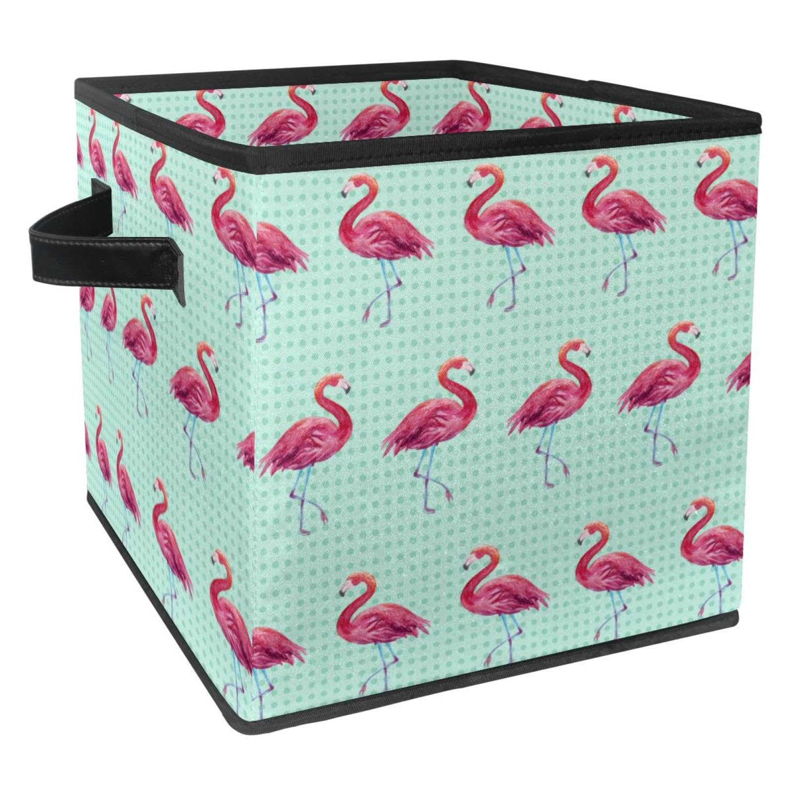 Bac de rangement pliable avec poignées boîte en tissu pour placard et maison