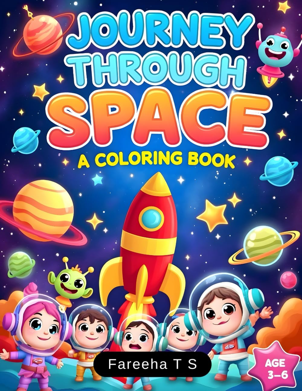 Journey Through Space: A Coloring Book