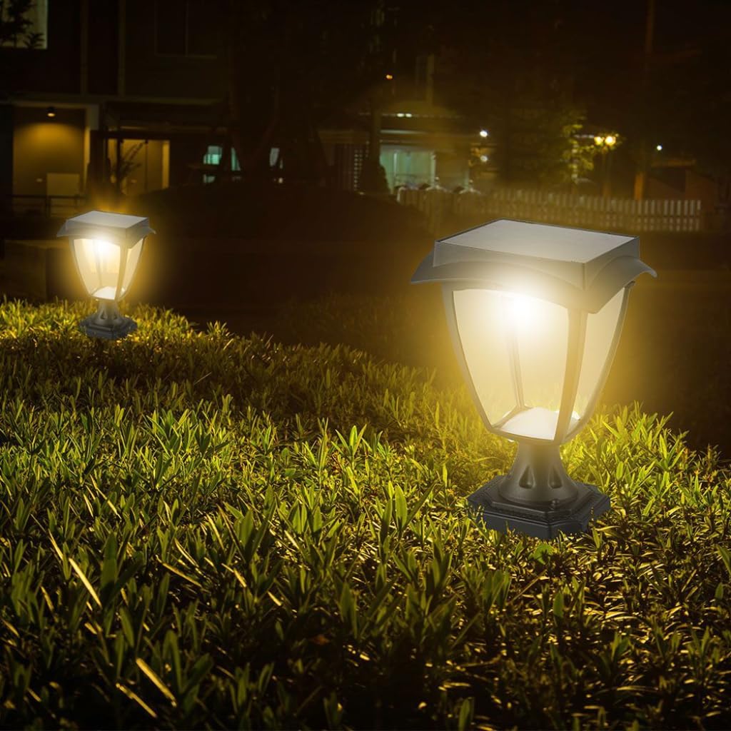 V-tac VT-983 Sevilla Solar sokkel – Zonne-energie – LED lamp - 2 licht kleuren
