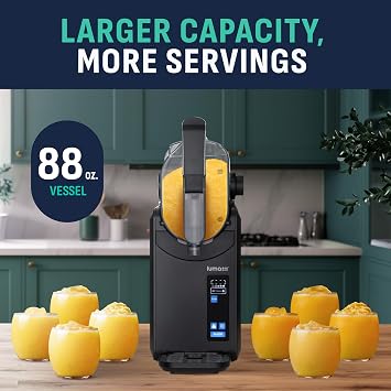 Luma by Newair Slushie Machine for Home | 88 Oz Frozen Drink Maker No Ice Needed | Dishwasher Safe Slushie Maker for Margaritas, Slushies & Frappes