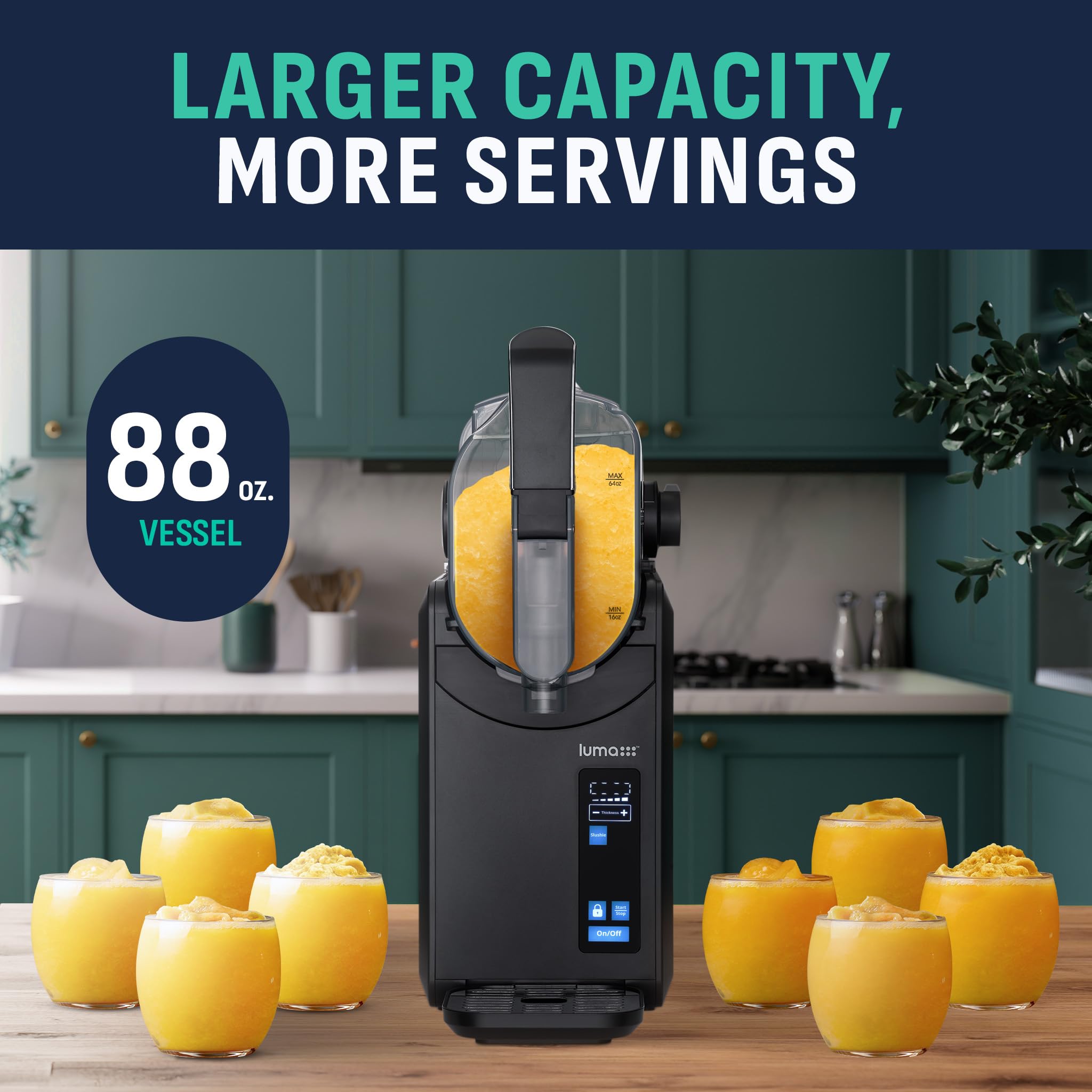 Luma® By NewAir Slushie Machine For Home | 88 Oz Frozen Drink Maker No Ice Needed | Dishwasher Safe Slushie Maker For Margaritas, Slushies & FrappéS on Fridge.com - View 3
