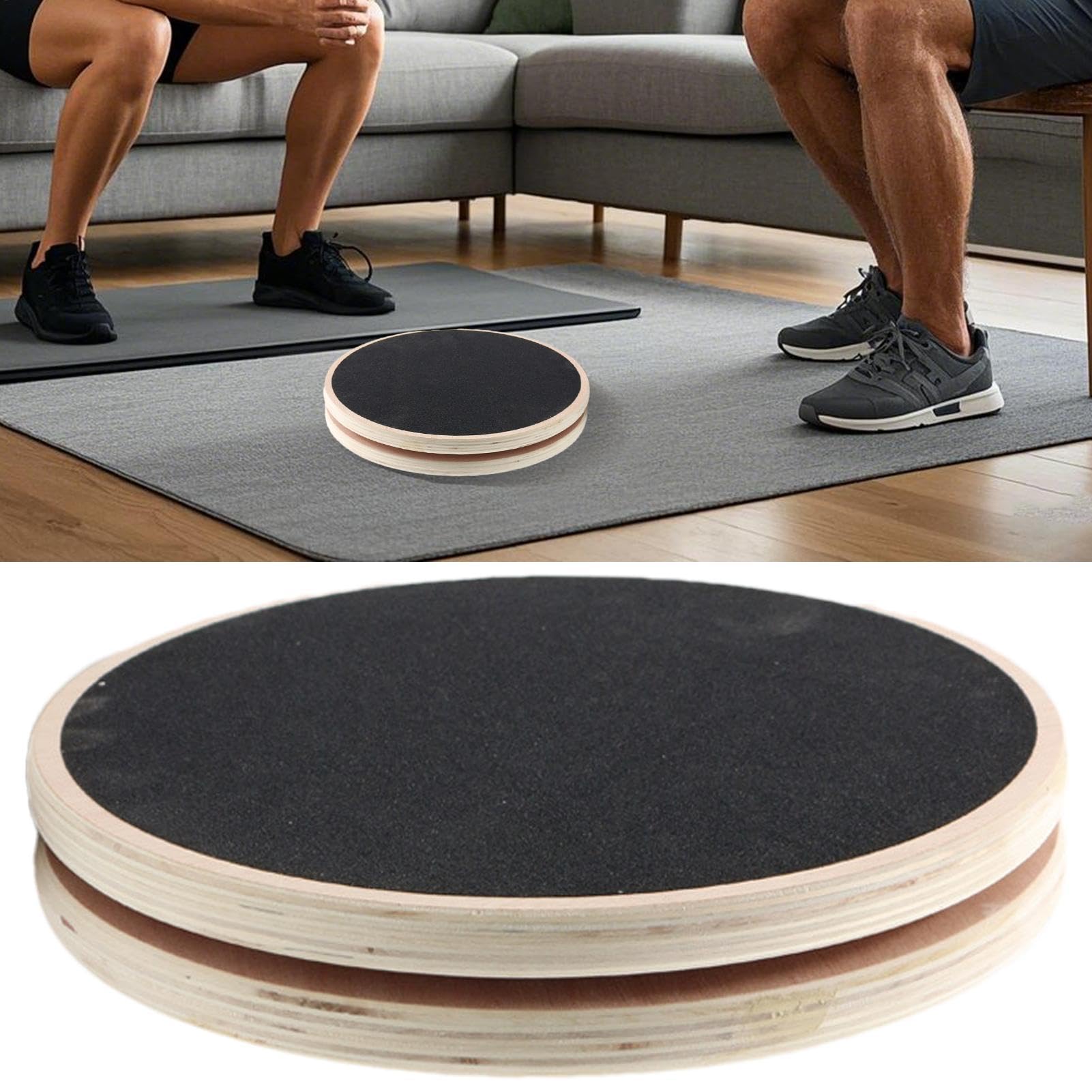 Attrezzo per scolpire la vita – Disco in legno AB | Attrezzatura per esercizi fisici, body trainer, attrezzi da fitness rotanti, scultura Twist per finiture braccia