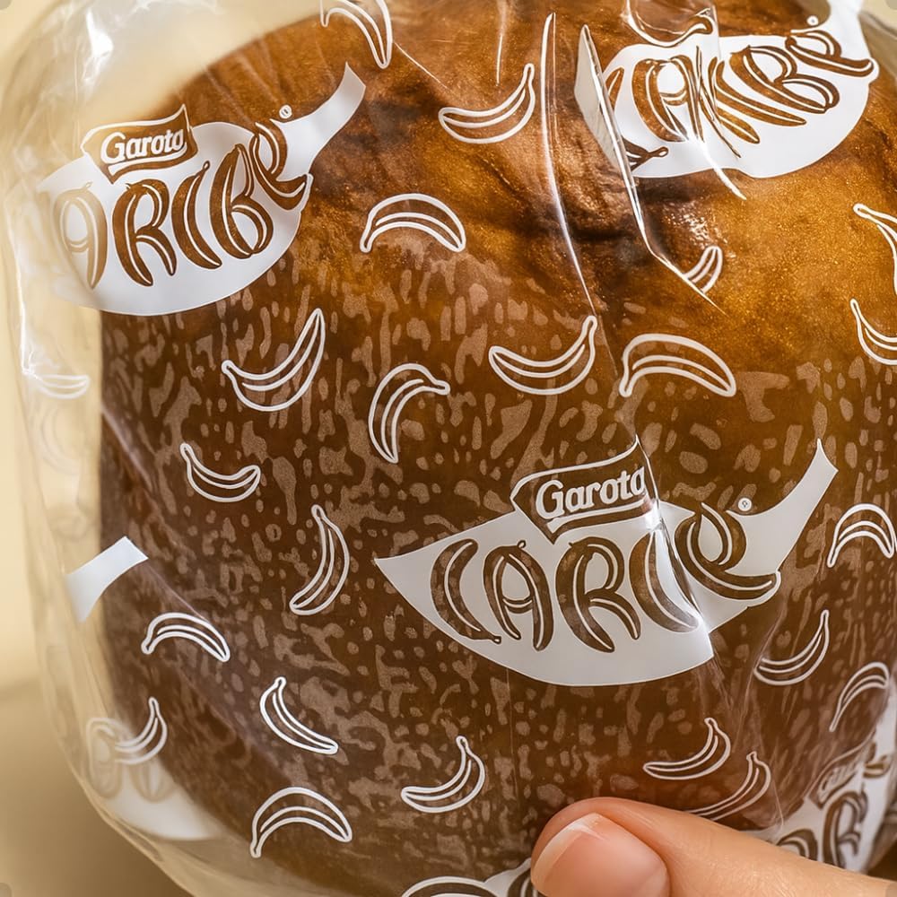 Panetone Caribe Garoto, Sabor Banana Passa e Chocolate, Fermentação Natural, 450g, Novidade Natal Panetone Caribe Garoto, Sabor Banana Passa e Chocolate, Fermentação Natural, 450g, Novidade Natal