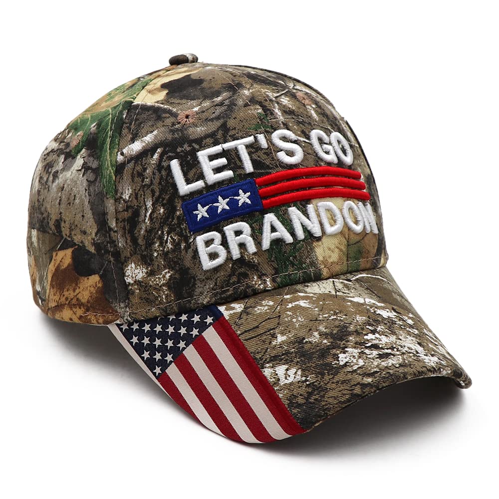 NDLBSLets Go Brandon Hat FJB Lets Go Bandon Joe Biden Adjustable Baseball Cap Embroidered Trucker Cap for Men Women