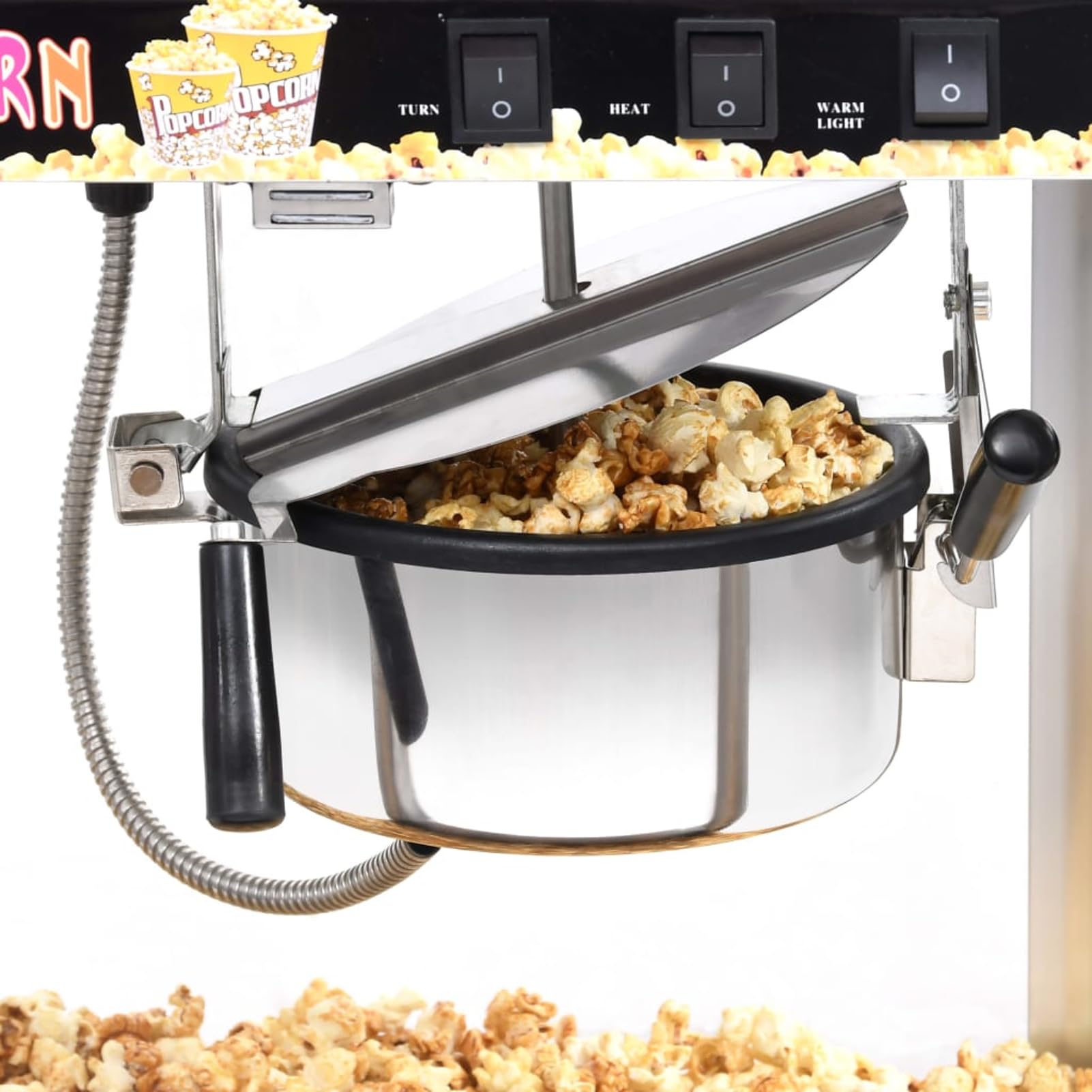 Tidyard Fabricador de Palomitas de maíz Profesional 2,7L para Catering y hogar, 1400W, visión Clara, fácil de Usar Modelo YFXLRZJ-51058ES