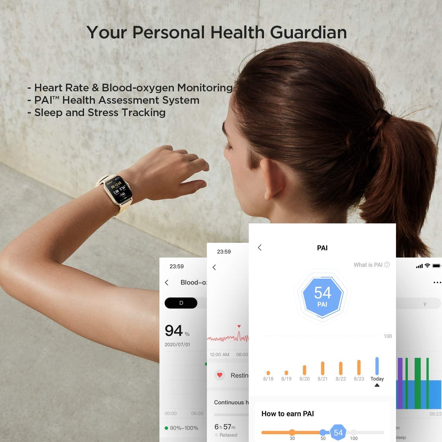🔥 Cashback up to 70% Amazfit GTS 2 Smart Watch for Android iPhone, Bluetooth Phone Calls, Alexa GPS Built-in, Fitness Sports Watch for Men Women, 90 Sports Modes, Blood Oxygen Heart Rate Sleep Tracking, Waterproof, Gold