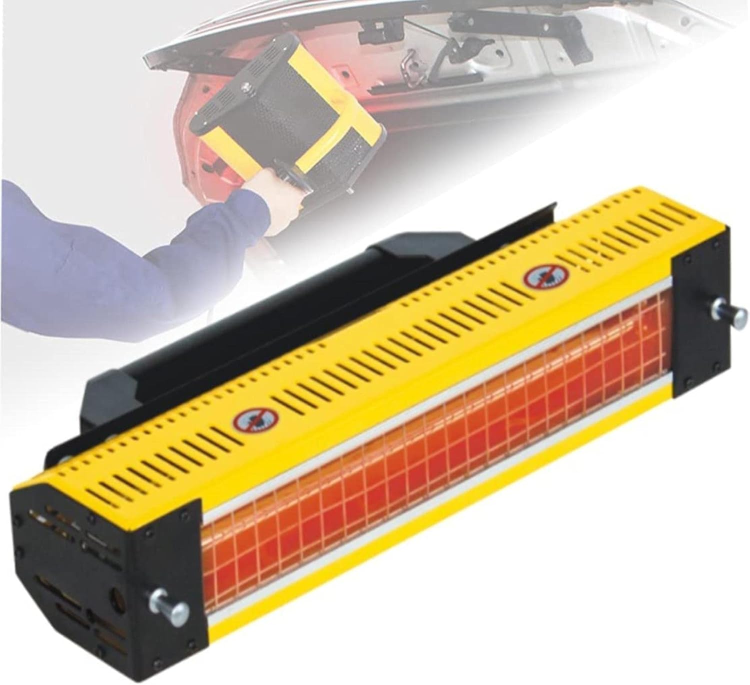 Infrared Paint Curing Lamp 1000W/2000W for Car Bodywork Repair and Furniture, Handheld Shortwave Halogen Heater Light, Paint Dryer for Efficient Curing