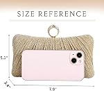Evening Handbag Clutch Purses Women's Girls Sparkly Crystal Evening Bag Party Wedding Bags