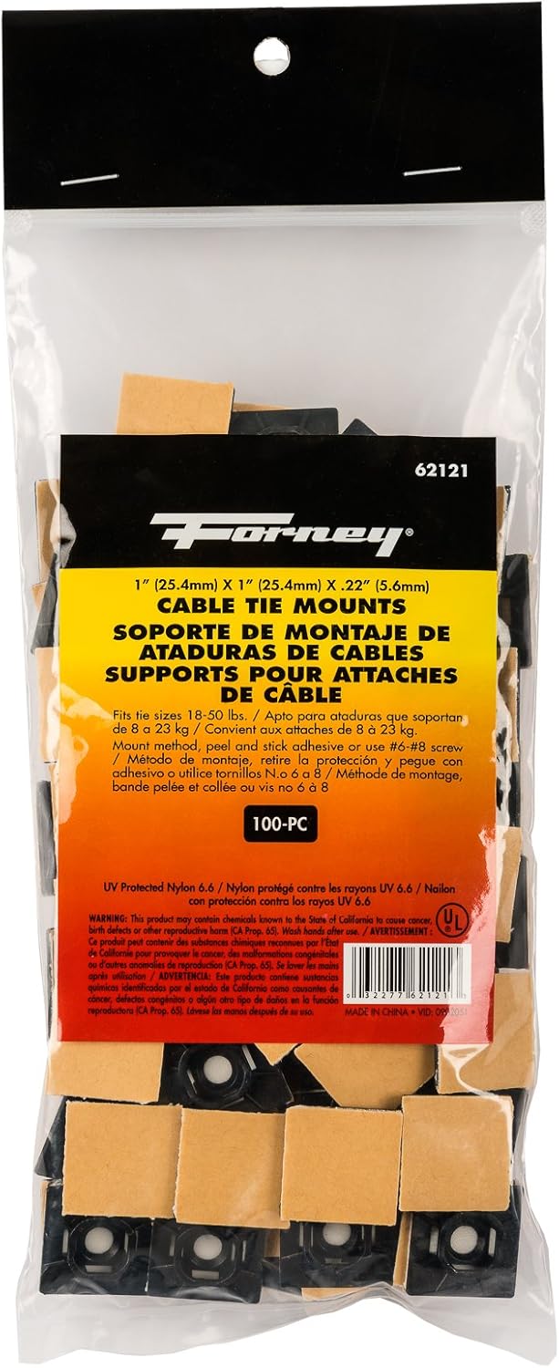 Fits cable tie sizes 18-50 lbs.