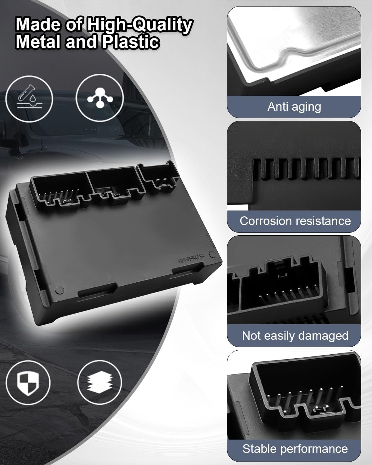 Transfer Case Control Module Fit for Jeep Grand Cherokee Dodge Durango 2019 2020 Some Models with 8 Speed Transmission, Replace 68423302AA, Front Left