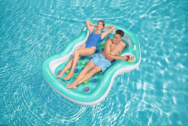 Foto 2 de 7 de Bestway® 7'4" x 68.5"/2.24m x 1.74m Double Designer Lounge