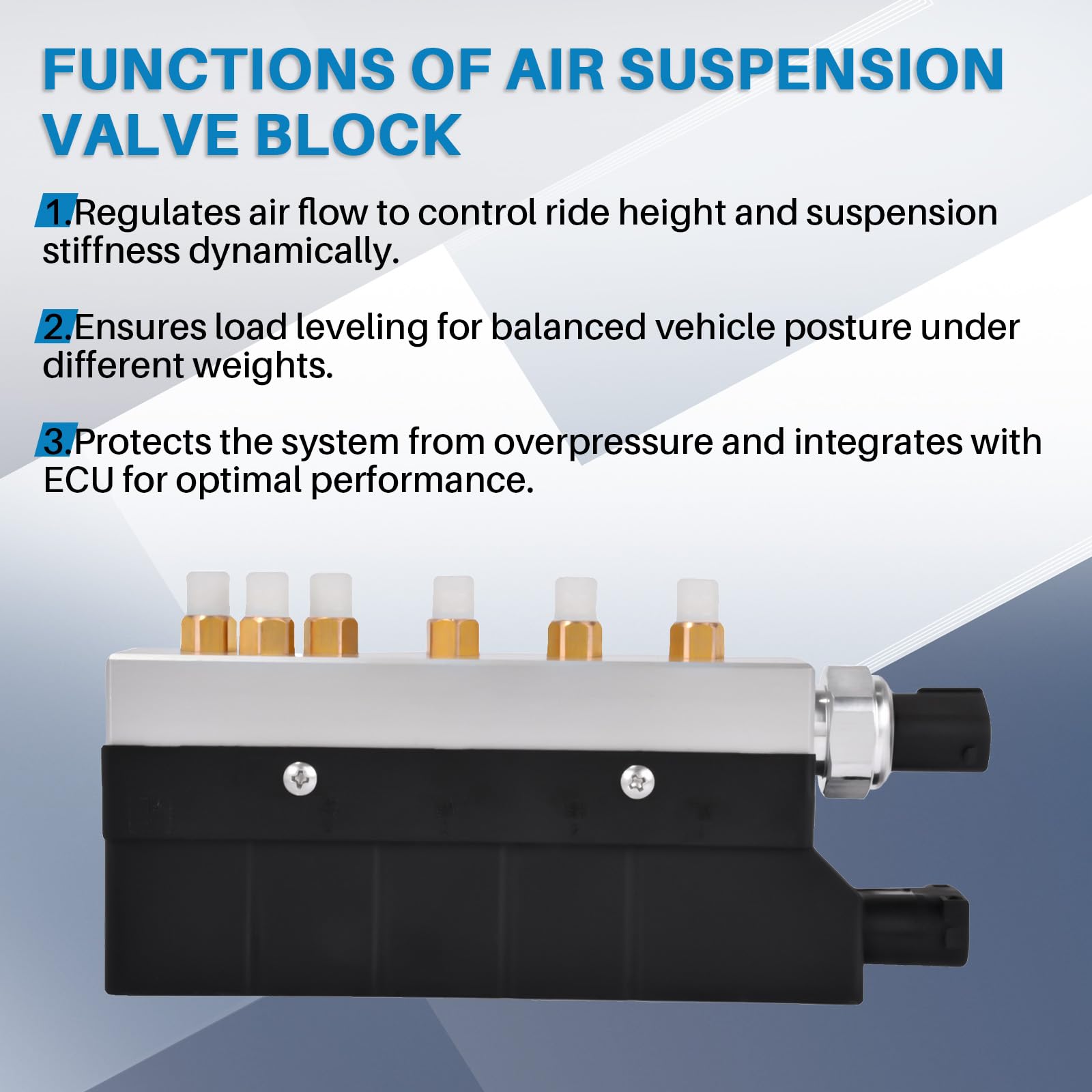 Für Merces W220 S350 S430 S500 Suspension Ventil Luft Versorgung Magnetventil Block Neue Auto Zubehör 2203200258 A 2203200258  34