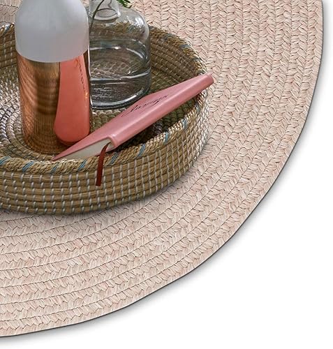 Miniatura 7 de Capel Rugs Candor - Alfombra ovalada trenzada (20 x 30 pulgadas), color castaño