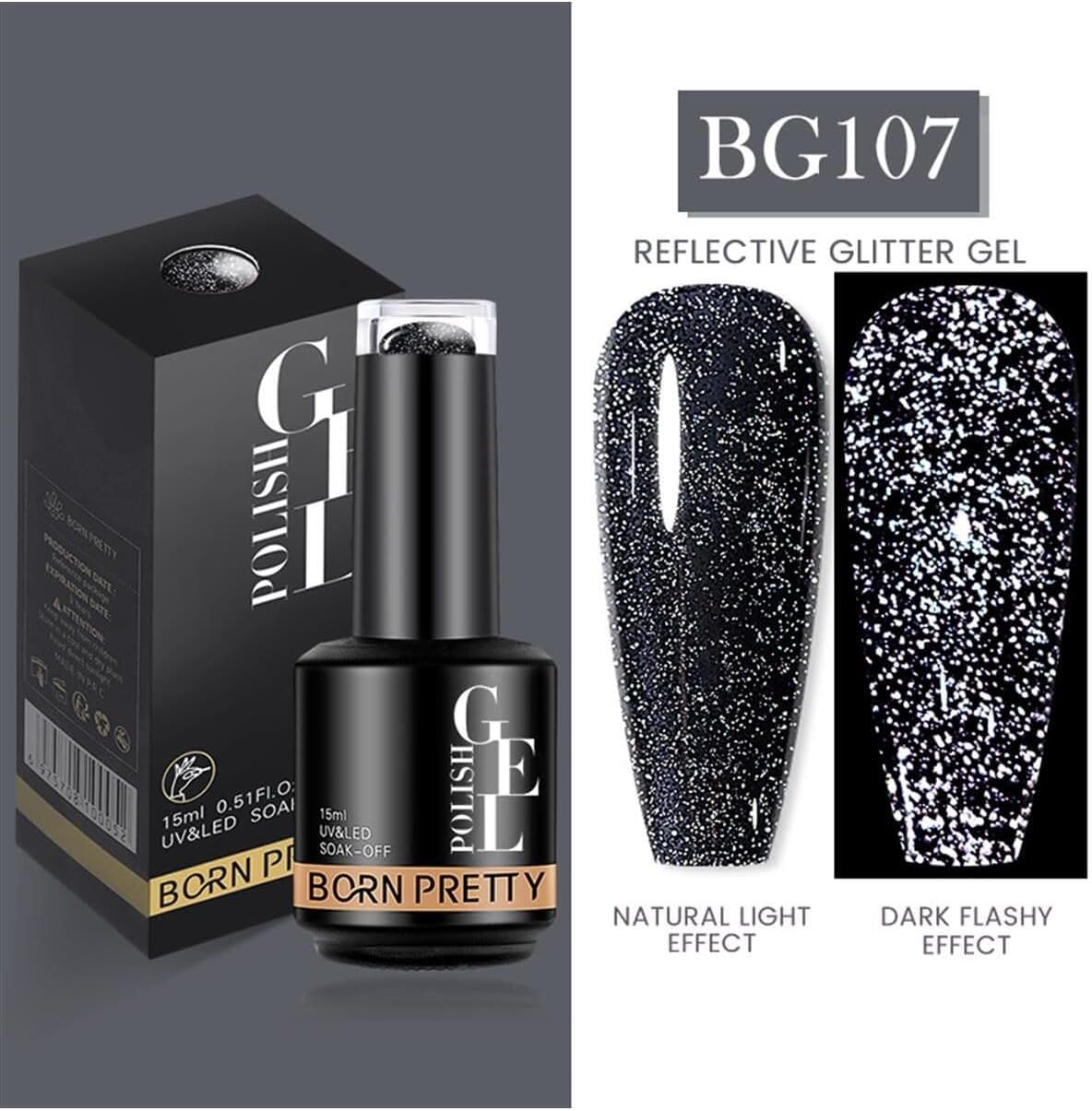 Born Pretty 15 Ml Kalıcı Oje Bg107 (55933) 3257