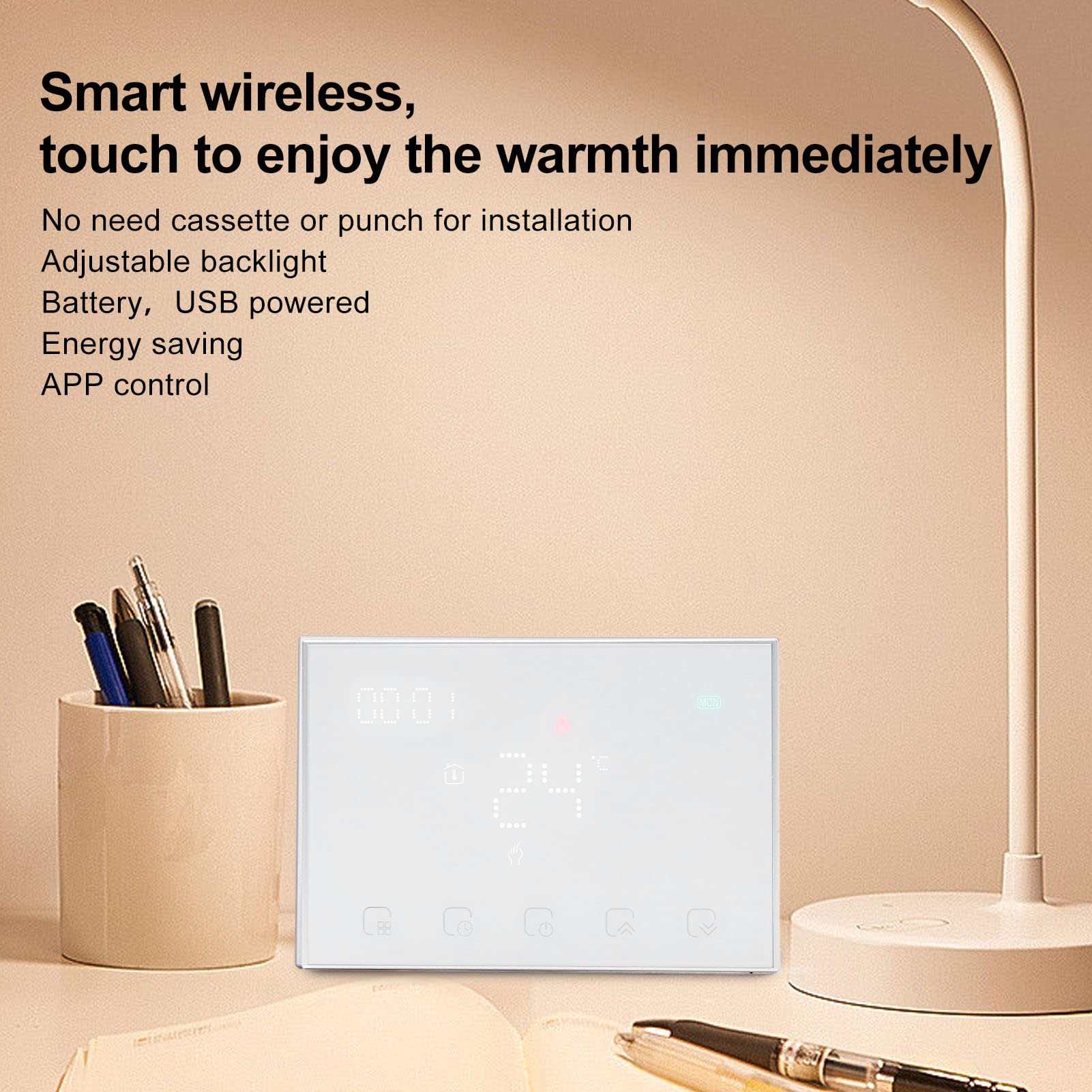Marhynchus Inteligentny Termostat WiFi Sterowanie Głosowe Termostat 95 do