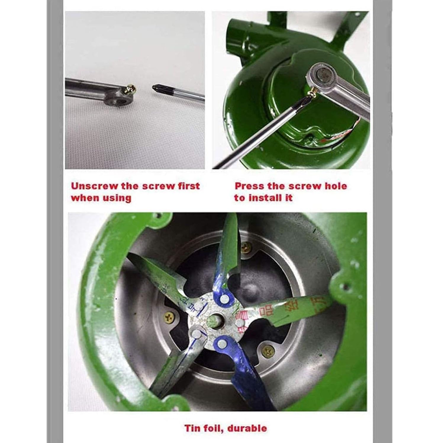 Accessori per Barbecue, soffiatore per fucina da fabbro a manovella, Ventilatore Manuale per Popcorn con ingranaggio in Ferro, soffiatore per Barbecue con utensile a Mano