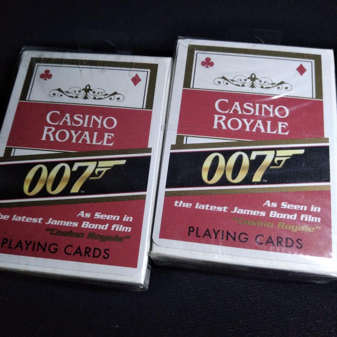 Amazon.co.jp: 007 カジノ ロワイヤル トランプカード 赤と黒 : おもちゃ