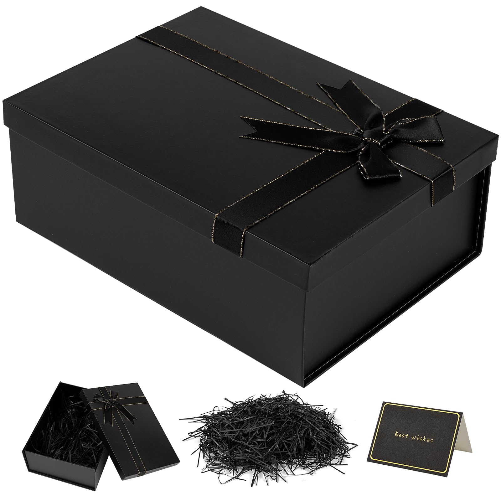 Pliables Avec Couvercle Goomp - Lot De 20 - Idéal Mariage, Anniversaire, Noël Boîtes Cadeaux