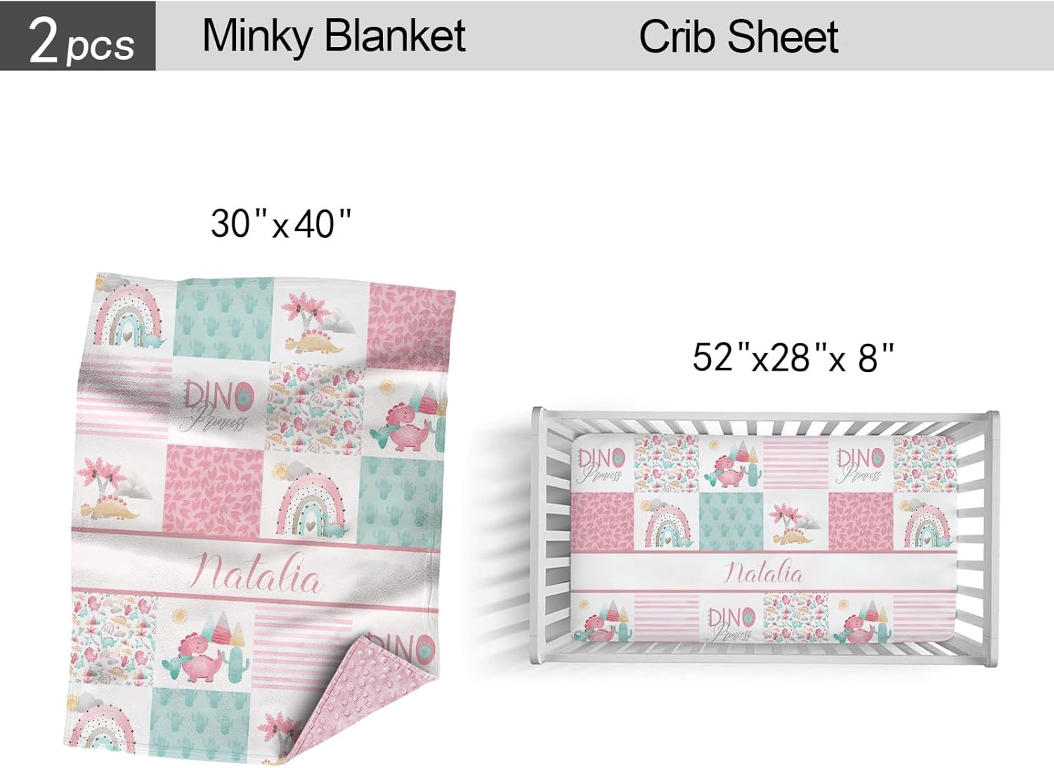 Ely’s & Co. Pack N Play – Juego De Sábanas Portátiles Para Cuna, 100% Algodón Jersey, Unisex