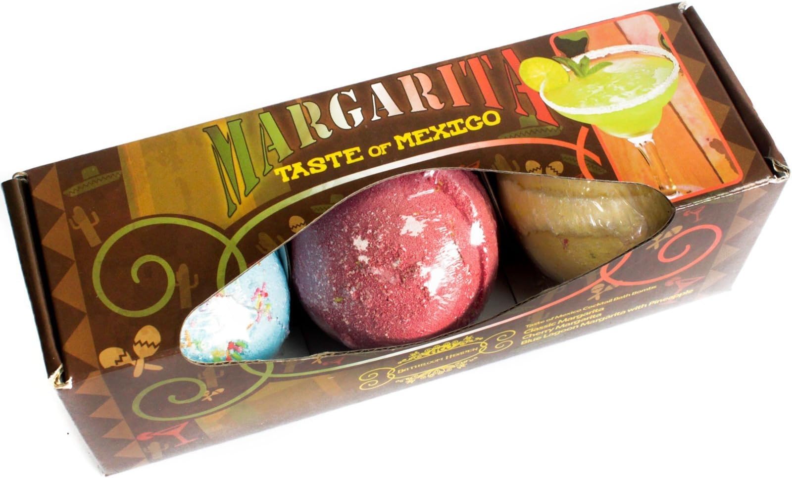 Cocktail Bath Bombs Set Of 3 Gin & Tonic Margarita Martini Mojito Champagne Piña Colada (Set of Three Margarita)