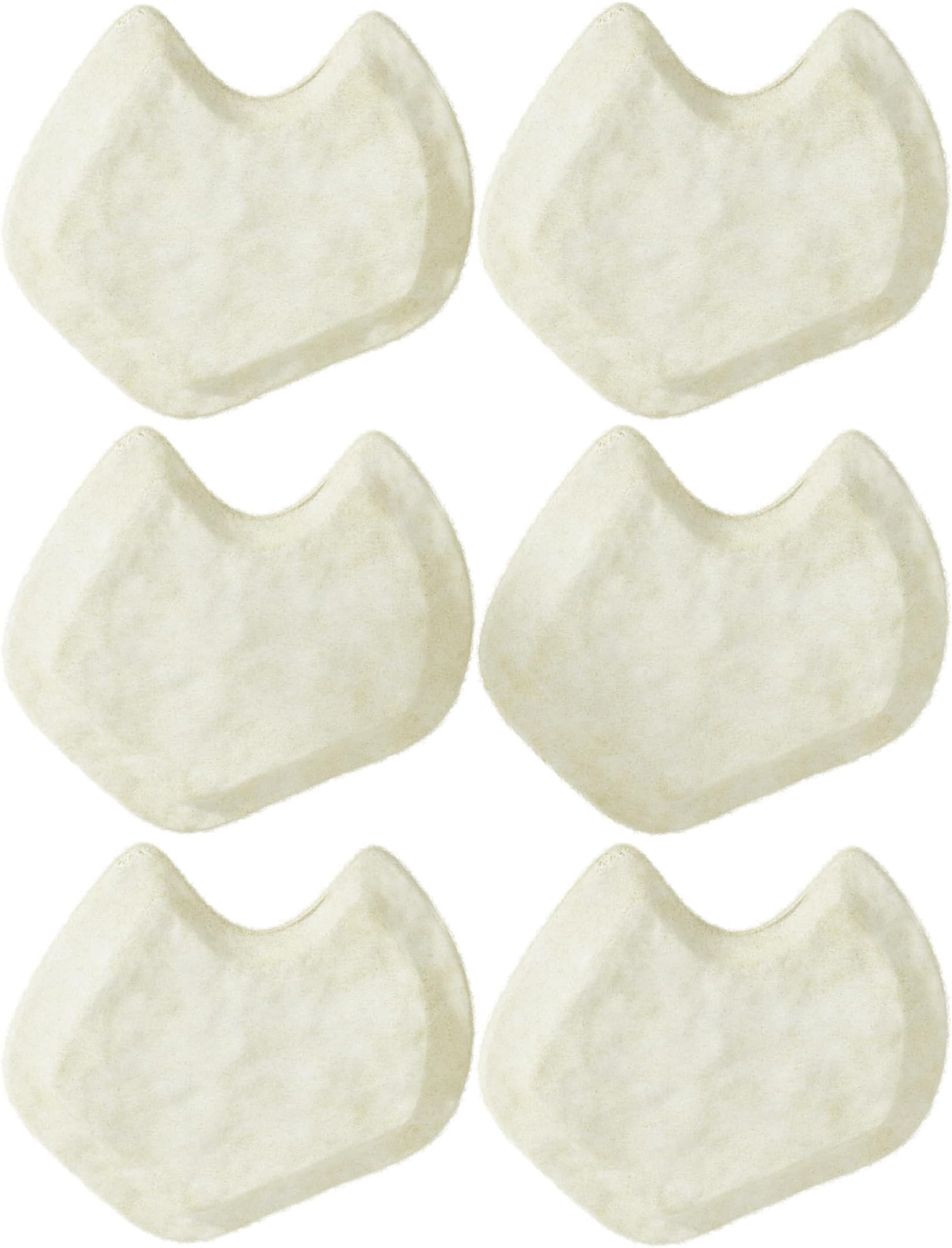 Premium Dancers Pads for Ball of feet Pain - Sesamoiditis Pads - Made in USA - 1/4" Thick Adhesive Skived Felt - 12 Pieces - Right Foot