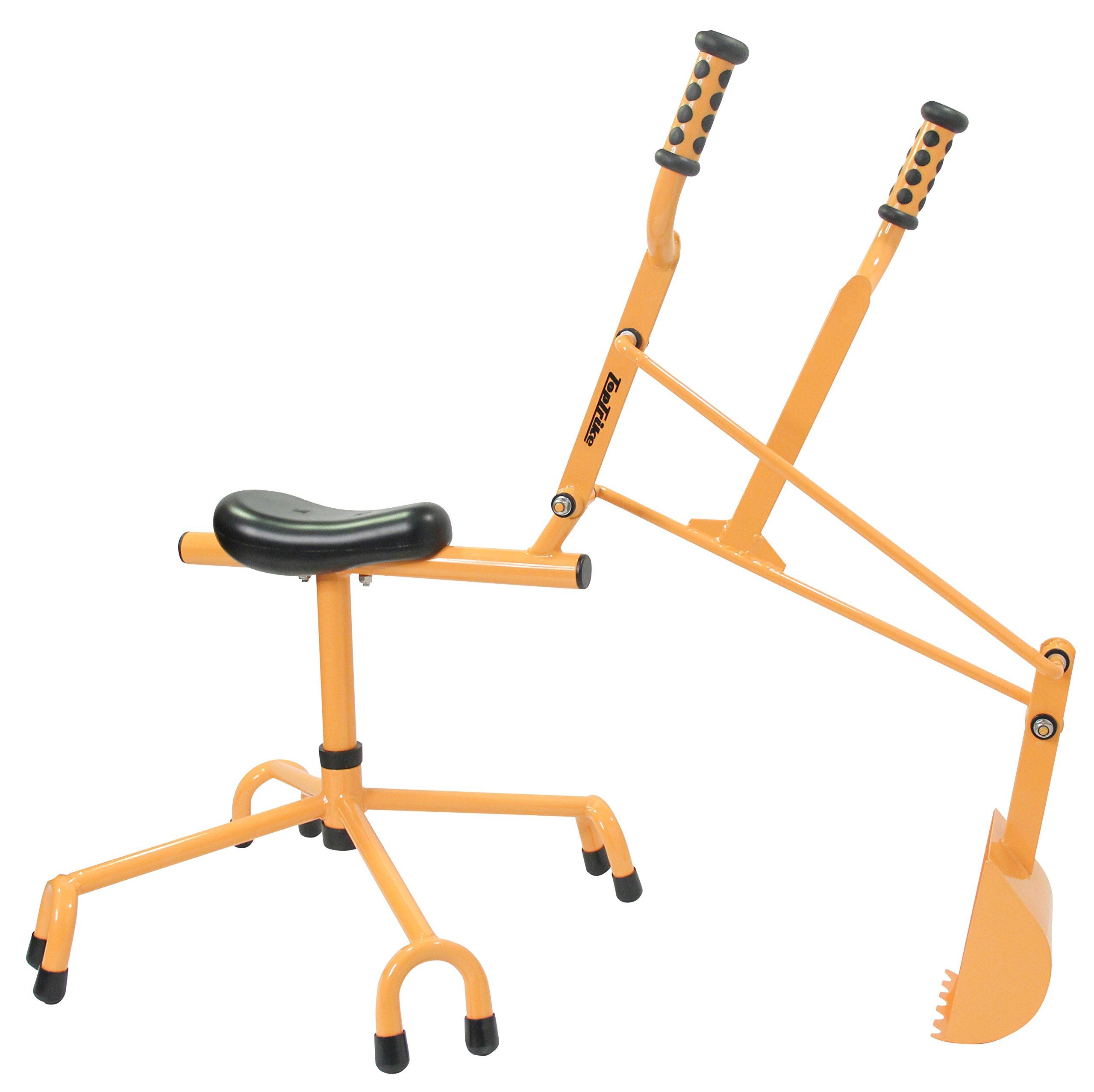 Commercial Grade Sand Digger Ride-on Crane Toy (Yellow)