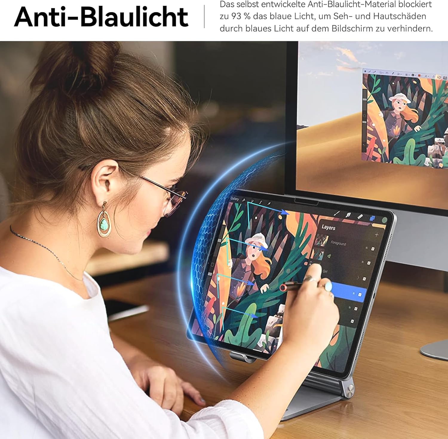 Protescreen fólia használat közben