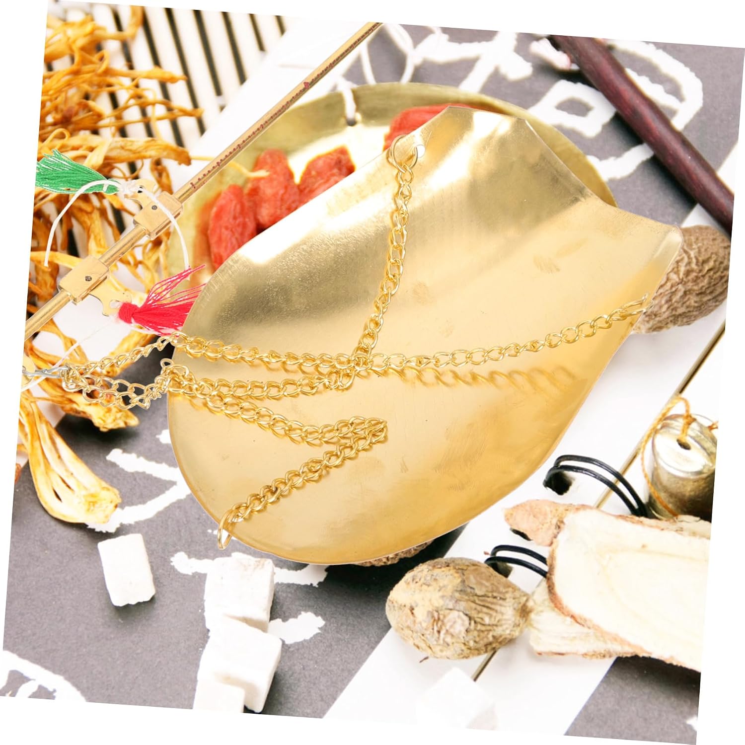 250g Traditional Chinese Medicine Scale Copper Scale Rod Decorative for Kitchen