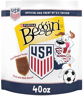 Purina Real Bacon U.S. Soccer Crest Dog Treats