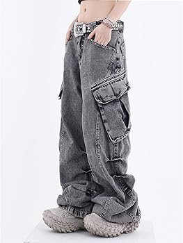 Amazon.com: Y2K Jeans Men's Hip Hop Vintage Washed Old Jeans