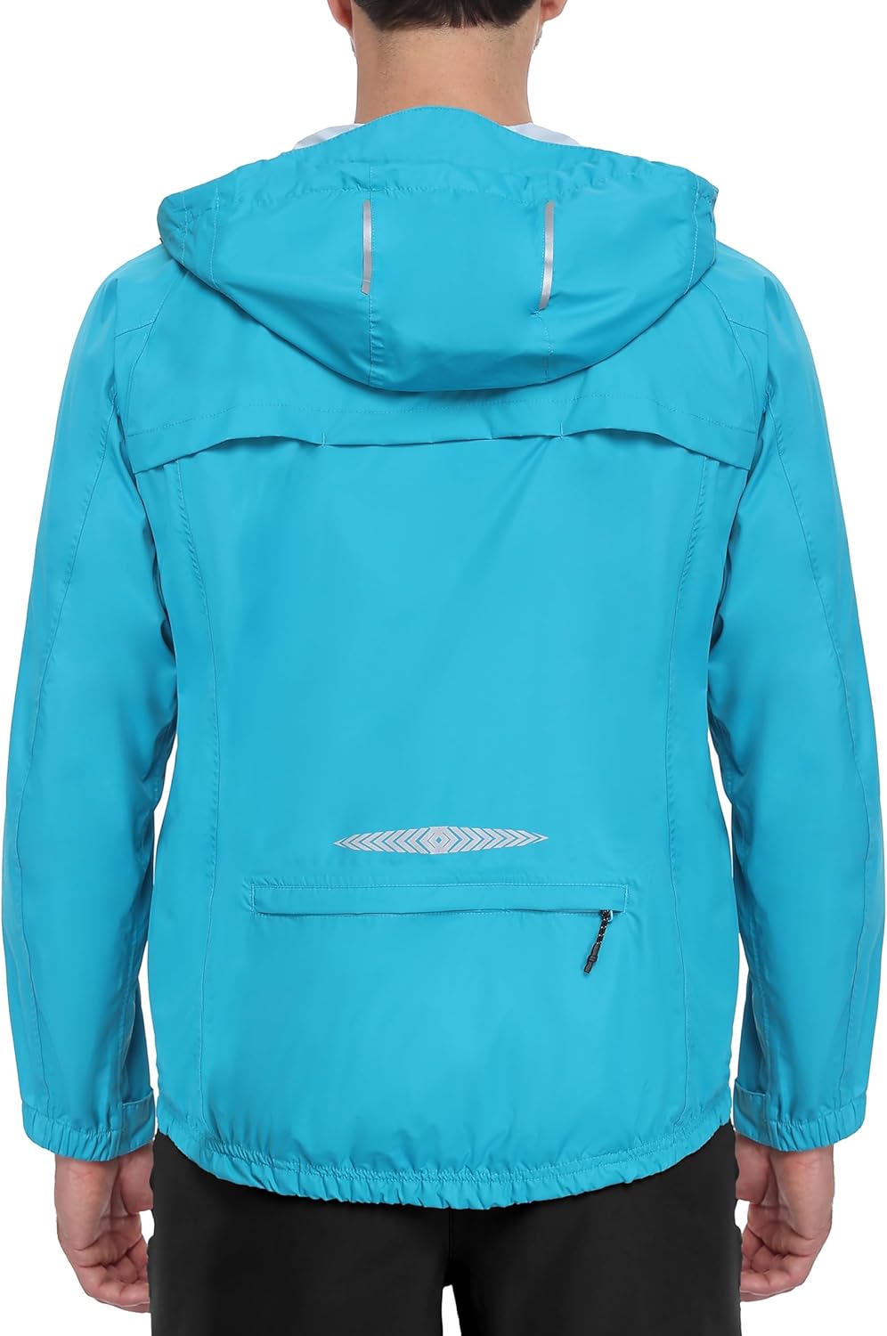 Little Donkey Andy Men's Waterproof Windbreaker Lightweight Packble Cycling Jacket for Biking, Running