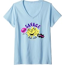 Womens Madagascar Savage But Cute Gloria V-Neck T-Shirt
