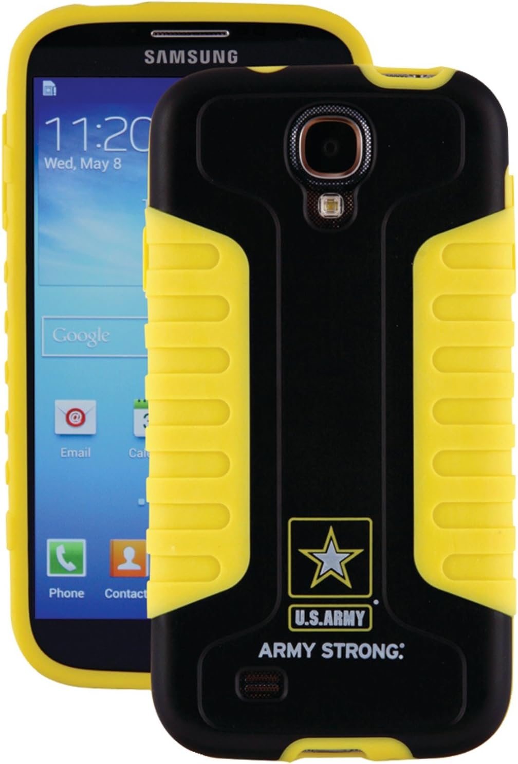 Xentris Army Strong Case for Samsung Galaxy S 4 - Retail Packaging - Black